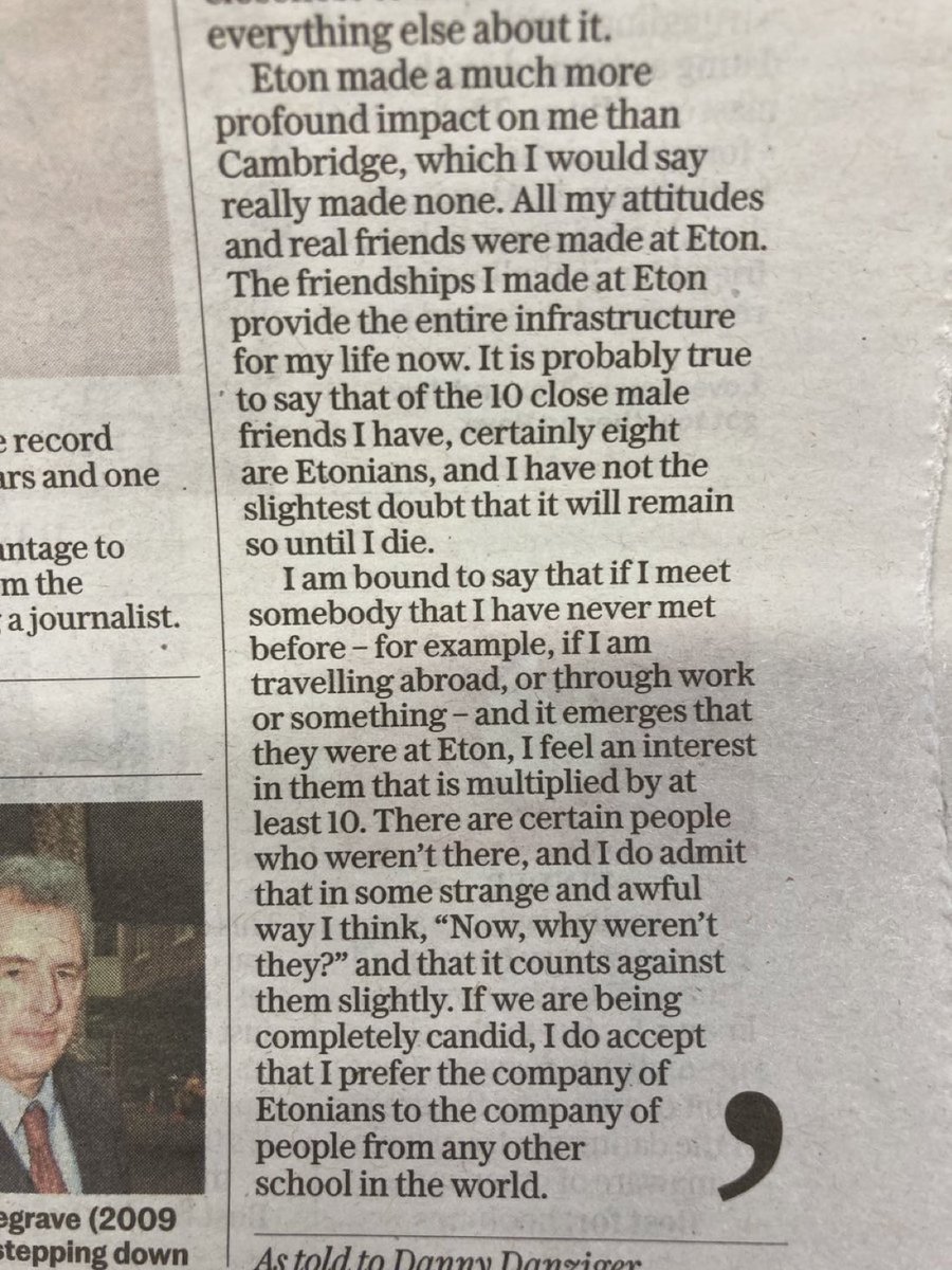 MarinaPurkiss's tweet image. Jesus…

If you can

Read this:

It’s from the newly appointed head of Eton via The Telegraph.