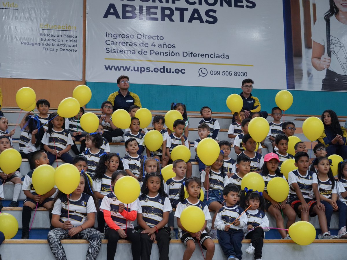 upsalesianaec's tweet photo. 🤩 La carrera de Pedagogía de la Actividad Física y Deportes, Psicología y la Maestría de Actividad Física con mención en Entrenamiento Deportivo de la sede #Cuenca, realizaron la presentación del “Salesian Sport School Proyect” #SSP.

🏃‍♂️ Proyecto significativo que  busca fomentar la salud física y psicológica de niños, niñas, jóvenes y adolescentes; a través de una escuela de deportes como una valiosa alternativa para su desarrollo físico-deportivo y para recibir apoyo psicoeducativo.

#UPSCuenca #UPSEcuador