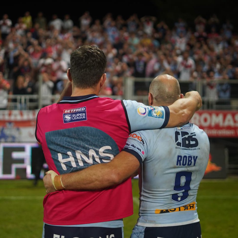 Saints1890's tweet image. Two of the greatest servants to St.Helens R.F.C. 

Louie, James, thank you for everything. 

❤️ 

#COYS