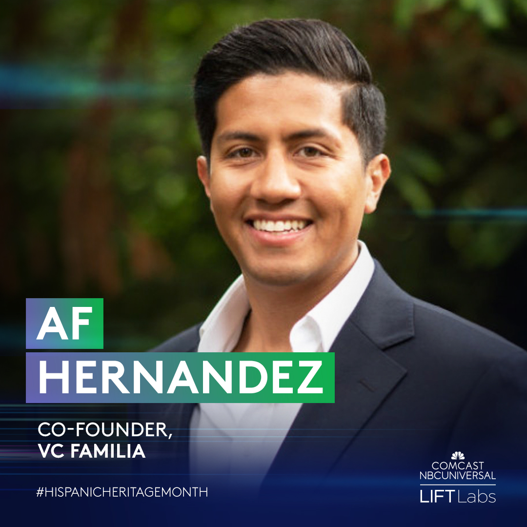 In honor of #HispanicHeritageMonth, we're highlighting partners from our network! Today we highlight Af Hernandez- Co-Founder of La Familia Foundation, the largest Latine non-profit for Venture Capitalist & Founders. Learn more @FamiliaVc & @founderfamilia bit.ly/3Q5UcoX