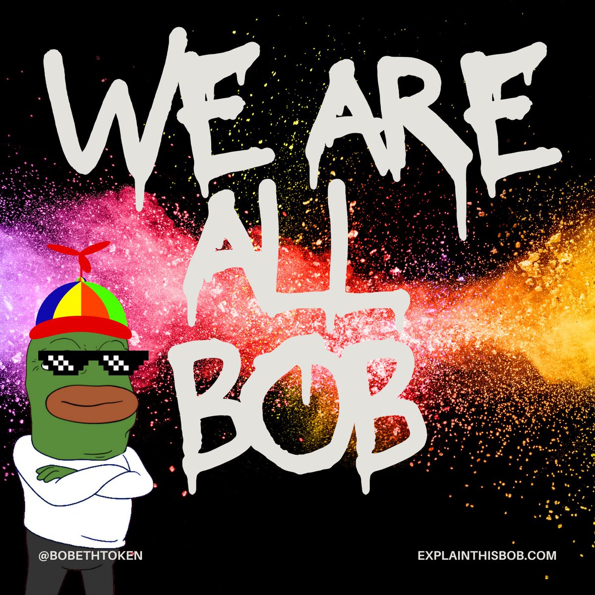 BobEthToken's tweet photo. Individually, we are one drop. Together, we are an ocean

$BOB
#BOB https://t.co/0LZPKucDYz