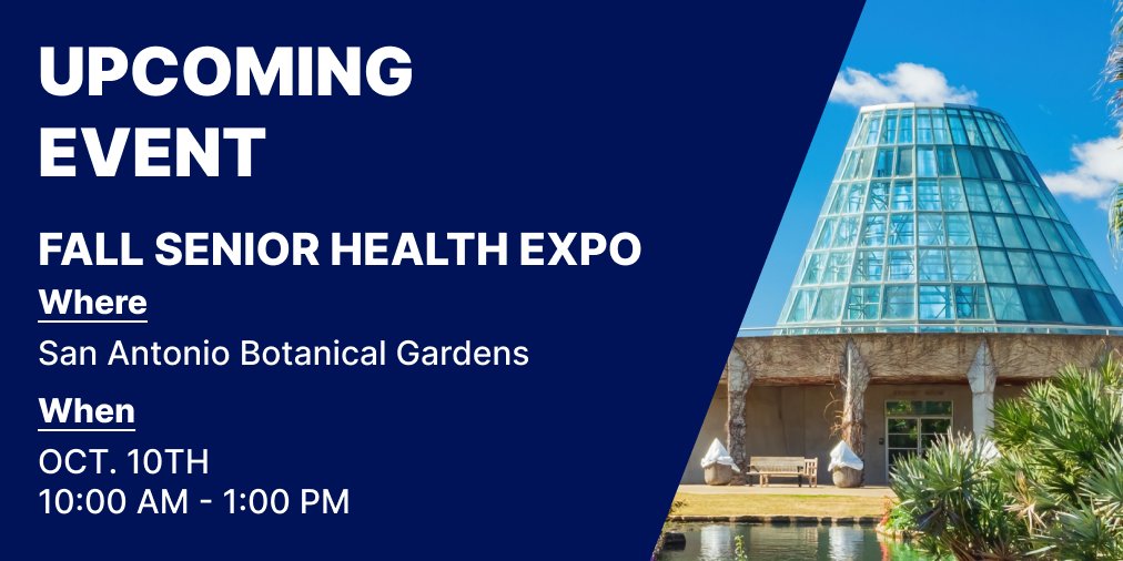 Upcoming Event: Fall Senior Health Expo BRIO will be at the San Antonio Botanical Garden providing information regarding orthopedic health to the senior citizens in our community. Stop by on October 10th from 10:00 AM - 1:00 PM! Visit our website: brioresearch.org