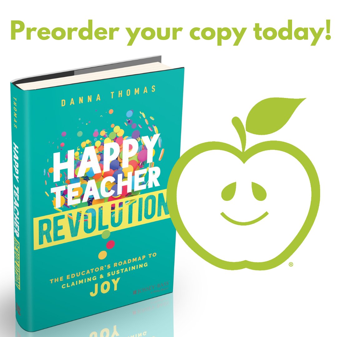 🎉🍏✨ We are BEYOND thrilled to announce pre-sale for my new book Happy Teacher Revolution: The Educators Roadmap to Claiming and Sustaining Joy! 🎉