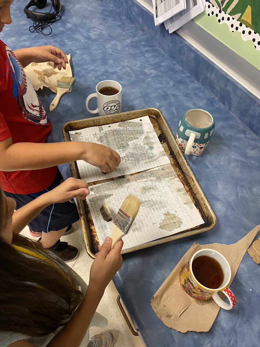 msbrauchle's tweet photo. Took it back to the colonial times and wrote letters to our loved ones about life in this new country #GTintervention https://t.co/8BENLEOOlS