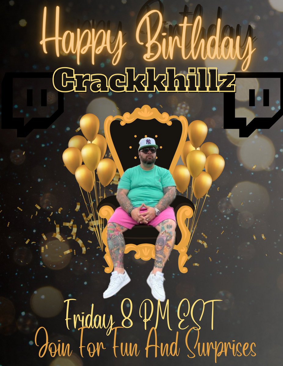 Crackkhillz's tweet photo. It's going down tonight on twitch !!! pull up and please wish me a happy birthday ! https://t.co/cVisguM3aX @GoLiveCommunity https://t.co/NySvJH7I0i