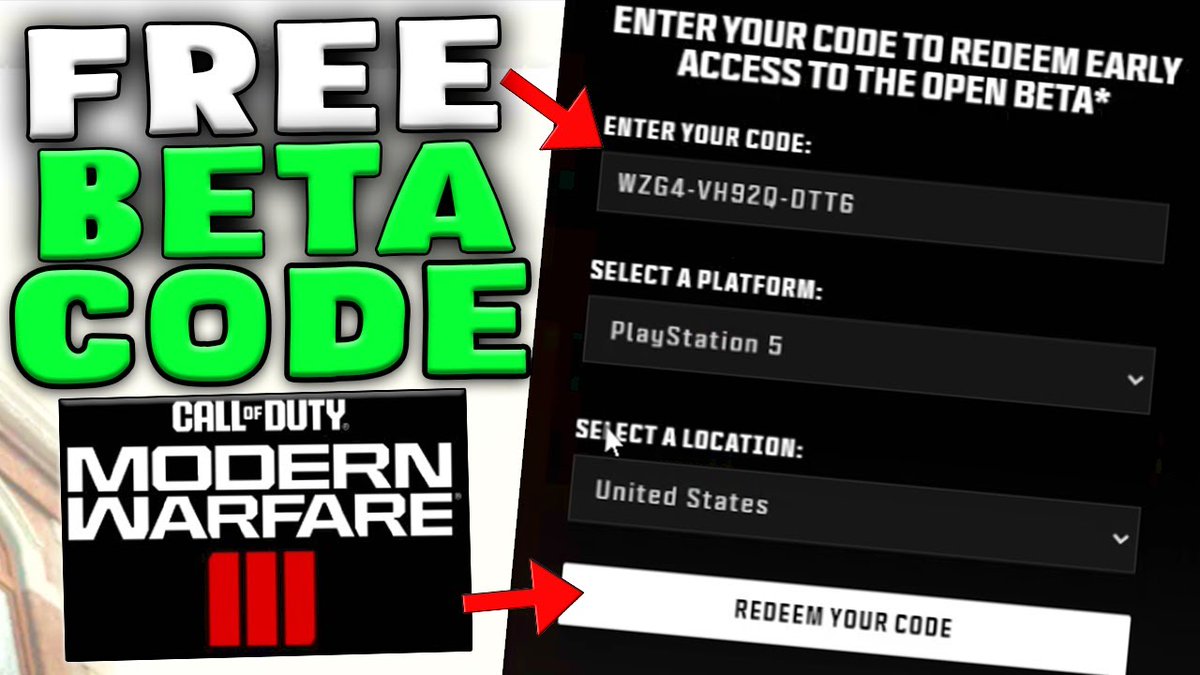 GIVE AWAY #MWIII📷 CLOSED BETA CODE  ANY PLATFORM ANY REGION  FOLLOW:

RULES:
👥FOLLOW
<a href="/GUNNSMOKEz/">GUNNSMOKEz™️ | SERVICE🔌</a> &amp; <a href="/UNB0UNDUSER/">ᴜɴʙᴏᴜɴᴅ™</a>
💙LIKE 
🗒️COMMENT 
🔁RETWEET
-WINNER WILL BE PICKED AT RANDOM IN 12 HOURS-   #betacode #MW3 #MWIII #CallofDuty #giveaway