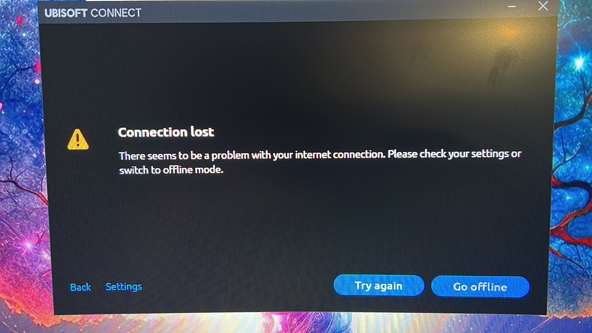 USN_ROYAL's tweet photo. @UbisoftSupport  just curious on any potential timeline or anything for windows 11 PC ubisoft connect (connection lost) error? Been like this for 3 days now. And tickets have been submitted already. https://t.co/G3elU88JhT