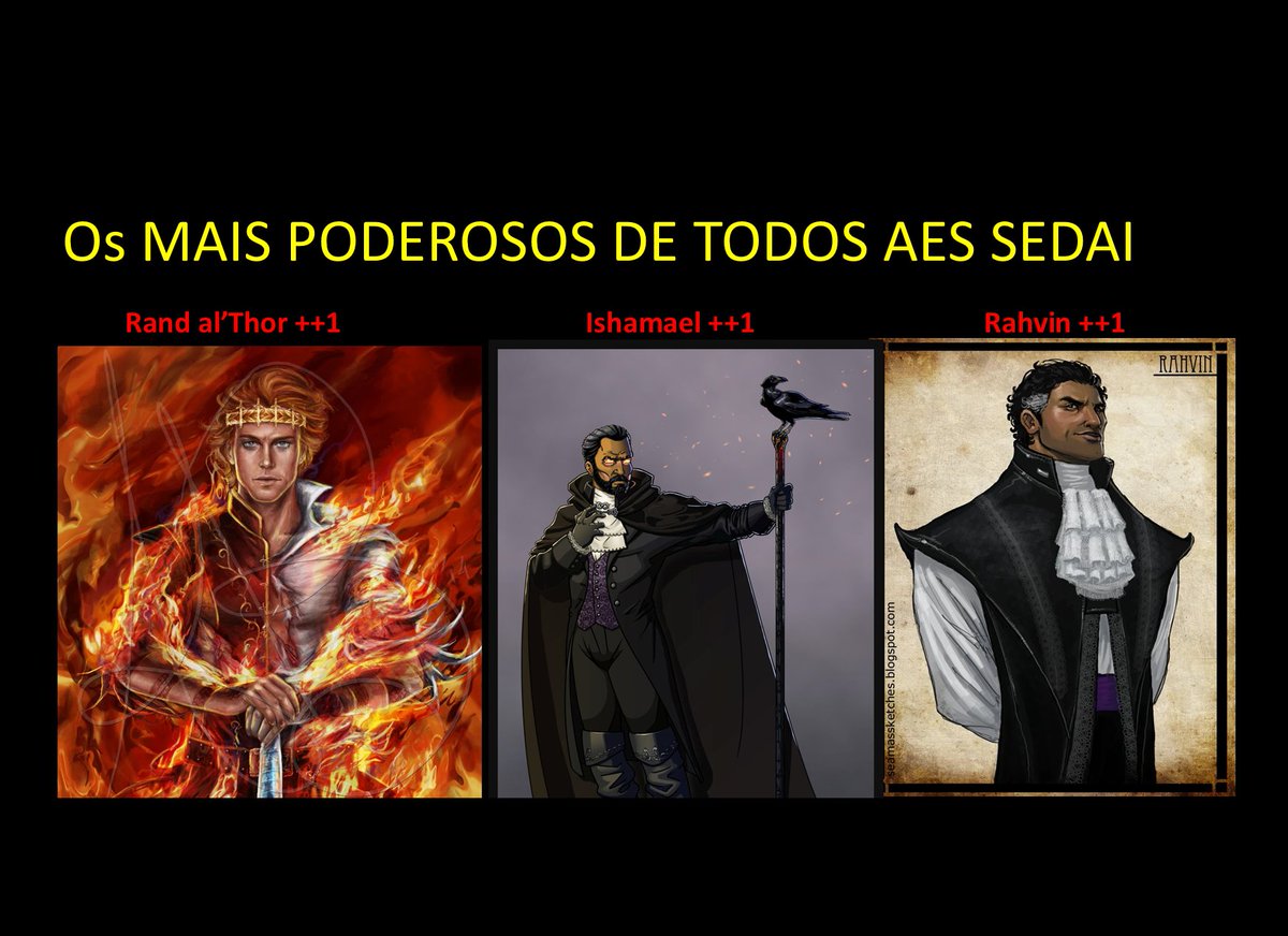 drnaudiolivros's tweet photo. Os três mais fortes Aes Sedai de todos tempos!
#rodadotempo #aessedai #wheeloftime #escaladepoder #randalthor #ishamael #rahvin #força  #onepower #scalesofpowerwheeloftime https://t.co/Ek6OiJs3De