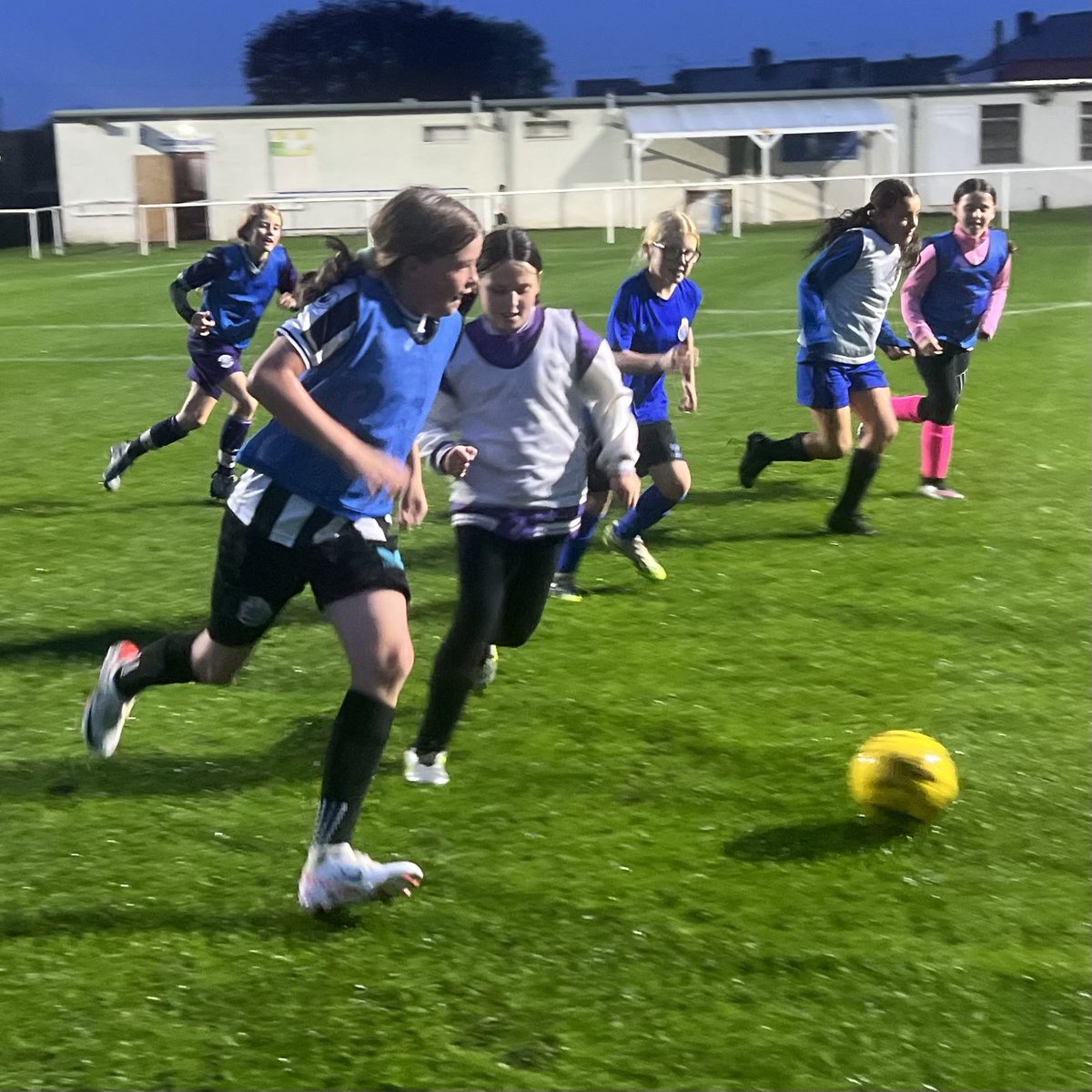 ColdstreamGirls's tweet image. Rain? What rain? The wet and wild U12 girls at training 💙