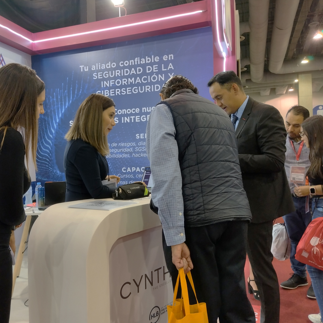 GrupoCynthus's tweet image. 📸Resumen en #Fotos de nuestra participación en #Infosecurity2023. Como líderes de la industria nos sentimos orgullosos(as) de poder contribuir con soluciones innovadoras en el sector de la #ciberseguridad y Seguridad de la Información de nuestra región. ¡Grupo Cynthus presente!