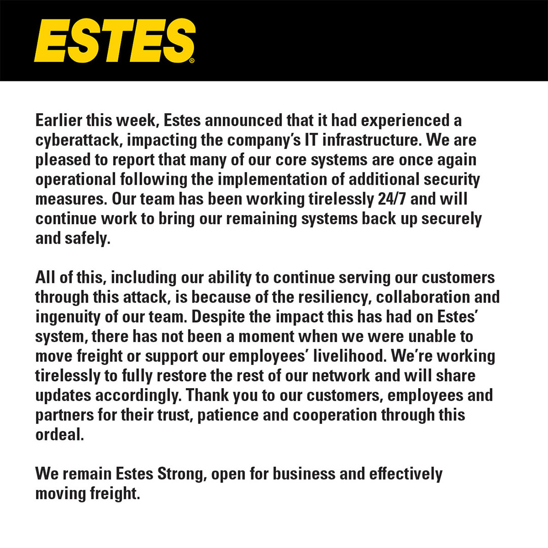 Estes Customer Support tweet media