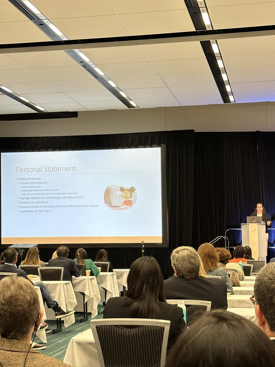Jstrelz's tweet photo. How does everyone feel about applicants using AI to generate a personal statement?
Fellow @NDECinstitute member @abcMD2010 teaches the #PECN about the pros and cons of advising applicants to do just that.
#CNS2023 #MedSocial30 https://t.co/hXz55ndZzz