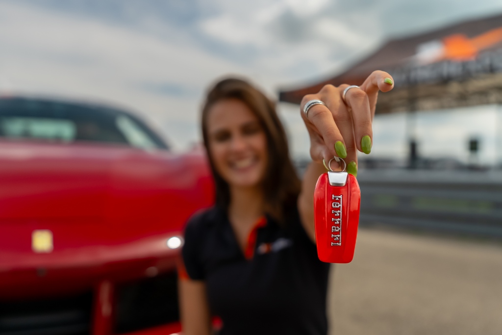 Friday fuel: a tank of adrenaline and a Ferrari key⛽️🔥 #FerrariFriday