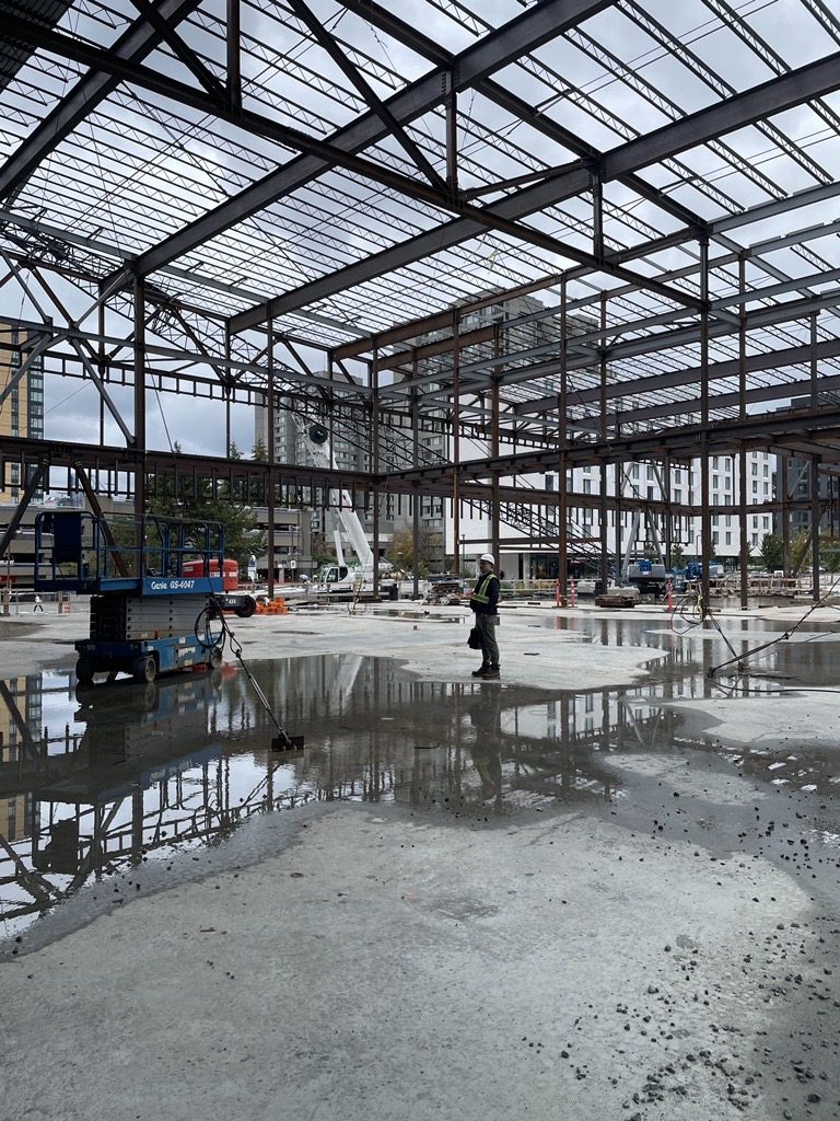 shapearch_'s tweet image. A peek at the construction underway for the feature stair and steel structure at UBC Recreation Centre North! We&apos;re excited to see it all coming together. 

#SHAPEarchitecture #SHAPEarch #recreationcentre #recreationdesign #communitycentre #communitydesign #construction
