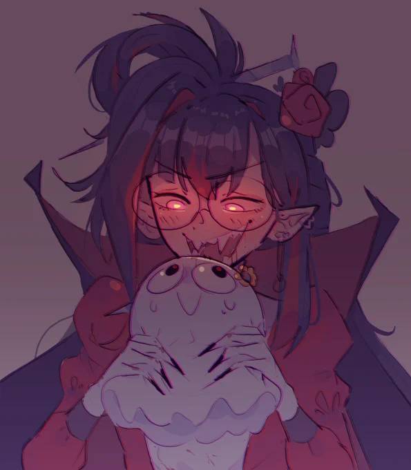 Mikatober Day 6: mmmrm blod#Melatikaart 