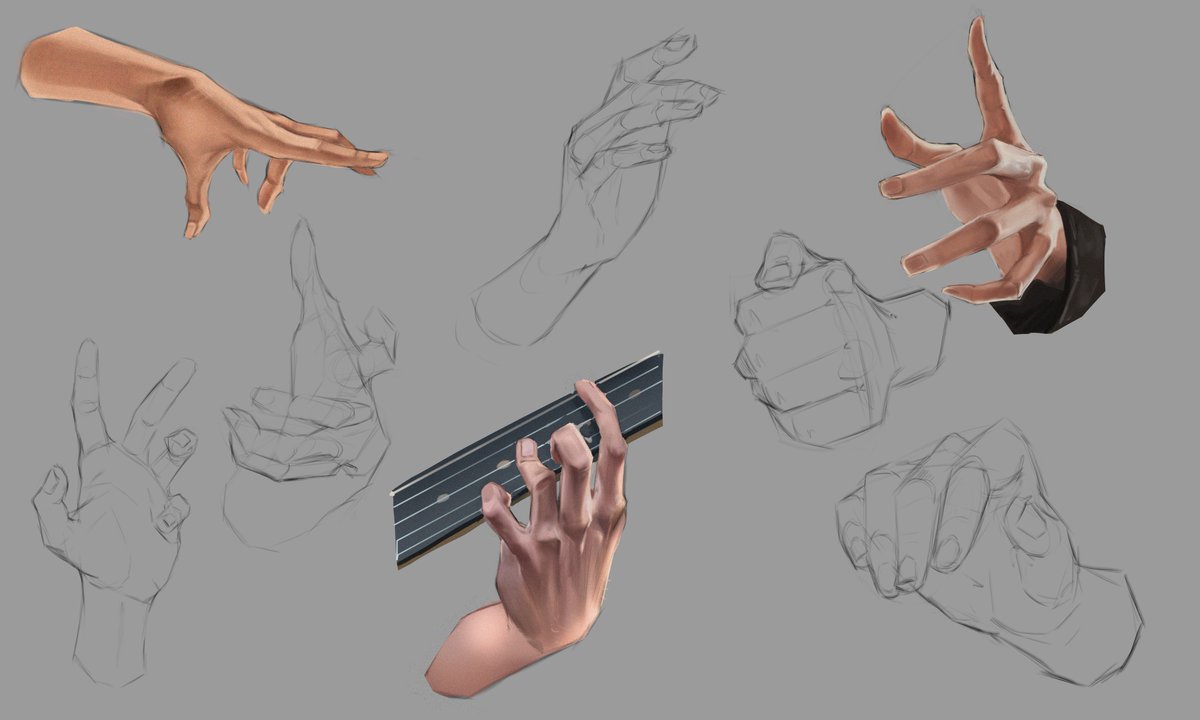 hands are hard to paint