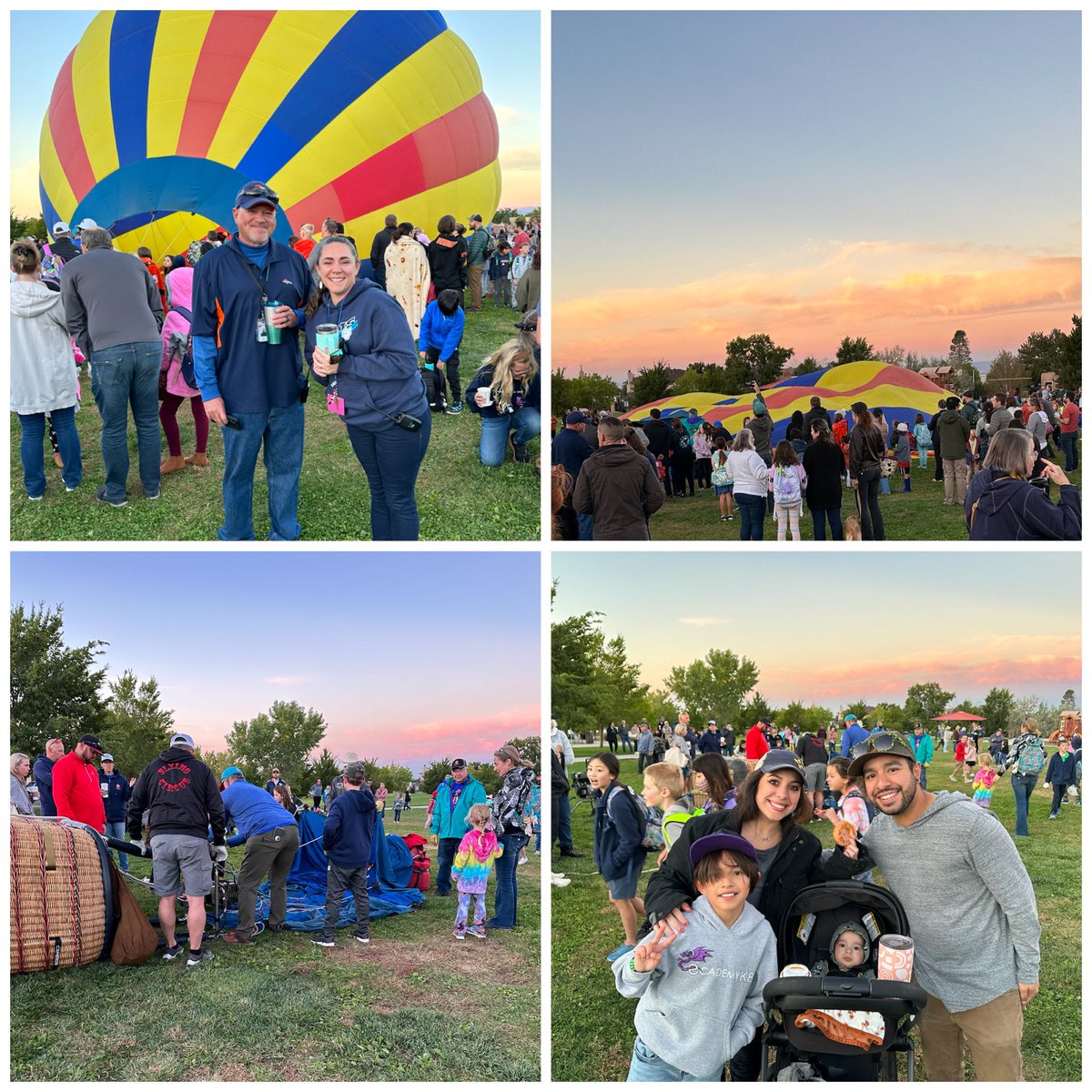 CGaillour's tweet photo. Such a gorgeous morning for Albuquerque Aloft!! Best time of the year!!  #OneGOK @ABQschools https://t.co/K004Ozf9tf