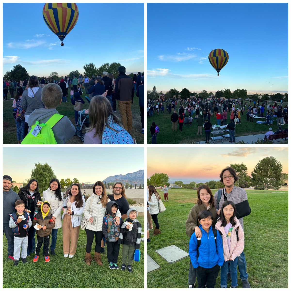 Such a gorgeous morning for Albuquerque Aloft!! Best time of the year!!  #OneGOK <a href="/ABQschools/">Albuquerque Public Schools</a>