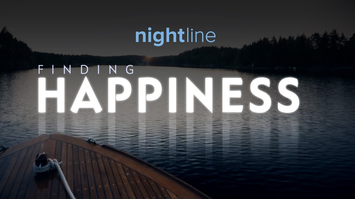 Nightline's tweet photo. TONIGHT ON #NIGHTLINE: @Ashan joins three Americans as they are given a once-in-a-lifetime opportunity to attend a first of its kind happiness “masterclass” in Finland. 
 
What did they learn and how and can it help you find happiness? Tune in to find out. https://t.co/CcL7s3gFhn