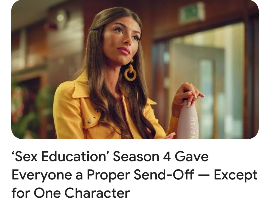 What send-off? No send-off happened.. all cliffhanger #sexeducation @sexeducation