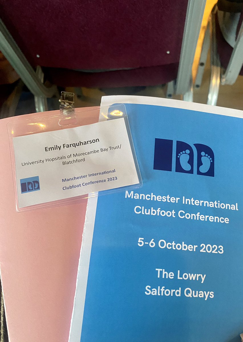 A really informative couple of days at #ManchesterInternationalClubfootConf2023. Fascinating to listen to a range of speakers with different insights of atypical and complex cases. Thank you <a href="/GlobalClubfoot/">Global Clubfoot</a> for a well organised and motivating event. Looking forward to the next!