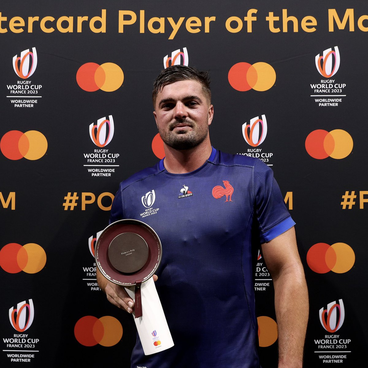 🏅 Votre 𝗵𝗼𝗺𝗺𝗲 𝗱𝘂 𝗺𝗮𝘁𝗰𝗵 de ce soir, Monsieur Greg Alldritt 🤩 #UnisPourUnRêve #RWC2023

#FRAvITA #XVdeFrance