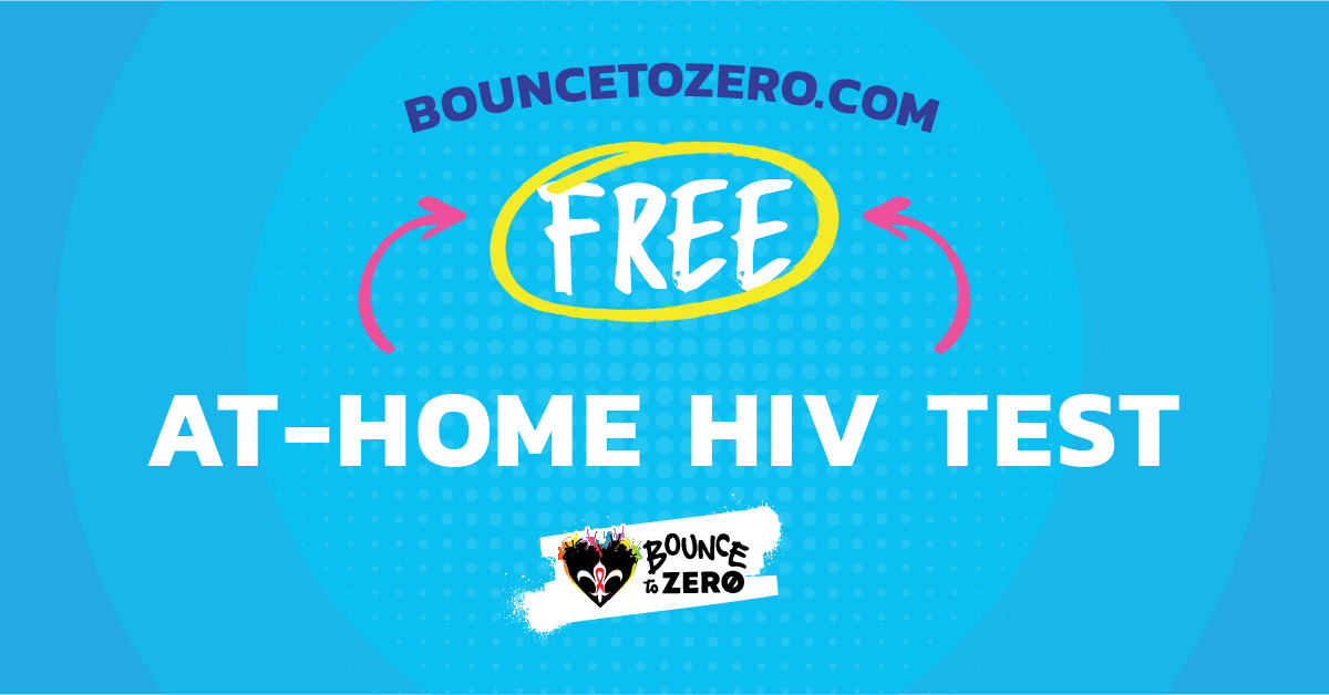 #NOLAYourStatus, unlock a healthy future! Order your FREE at-home HIV test kit in a snap at bouncetozero.com/ahs-form/. Regular testing is crucial to ending the HIV epidemic. Click to order yours today!