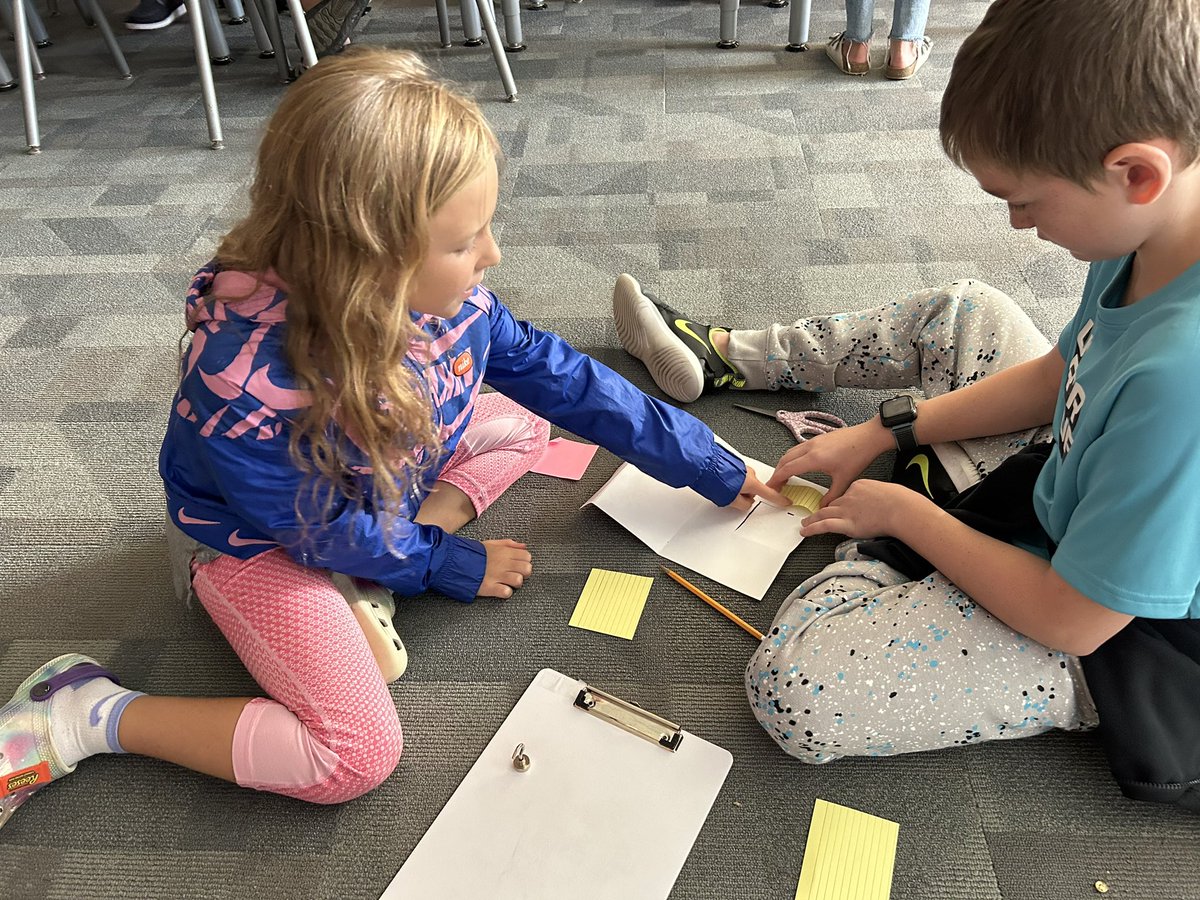 stine_smithADM's tweet photo. Using magnets and paper clips to design locks on a “house” in science! https://t.co/pCInthn1NG