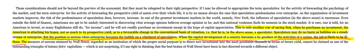 Robert46989257's tweet photo. John Maynard Keynes wrote this a very long time ago.
read it carefully. and think about it. its very deep.its rare. very rare what happened/happens now and the last years. it happens once in 200Y. $TSLA $NVDA
#MegaBubbles #Omaha
$BRKB #1
$APE #0 https://t.co/ijzc1wieB4