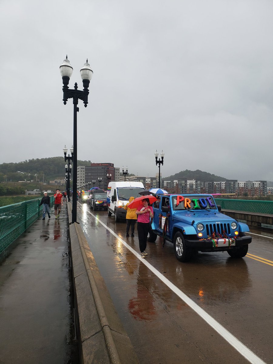 We show our Pride rain or shine! Come see us at 7!