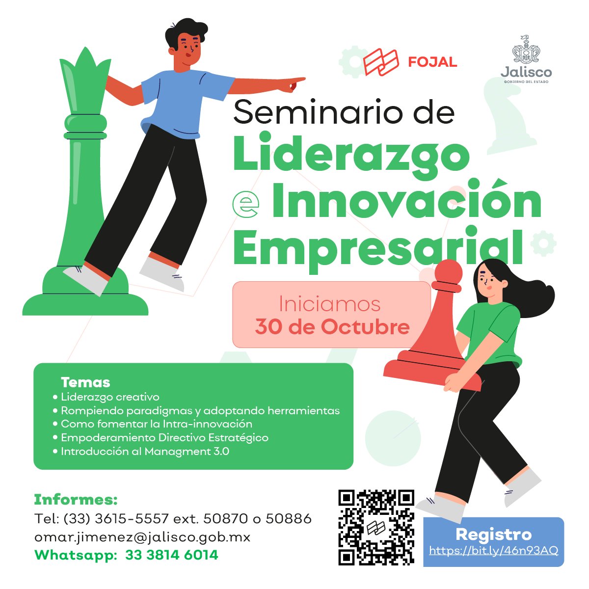 roberto_areched's tweet photo. Porque un buen líder se prepara cada día para triunfar, quiero invitarlas e invitarlos a participar en este seminario de #FOJAL. Descubrirán las estrategias más innovadoras para liderar proyectos con visión y eficiencia. ¡No se lo pueden perder! https://t.co/7uUxkvzQOu. https://t.co/gyGP2Hc288