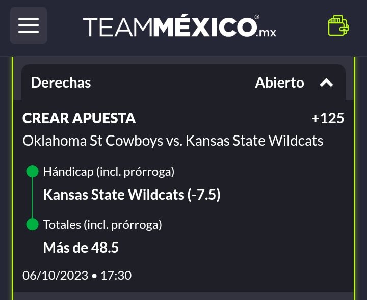 ArielHEG's tweet photo. #NCAAF 🏈
En esta voy tranquilo nadamas para ponerle sabor al caldo y ver el partido con mas ganas mi jugada del dia ya esta en mi canal de Telegram gratis 🔥🍀
#picks #apues https://t.co/DbzxpWEy53