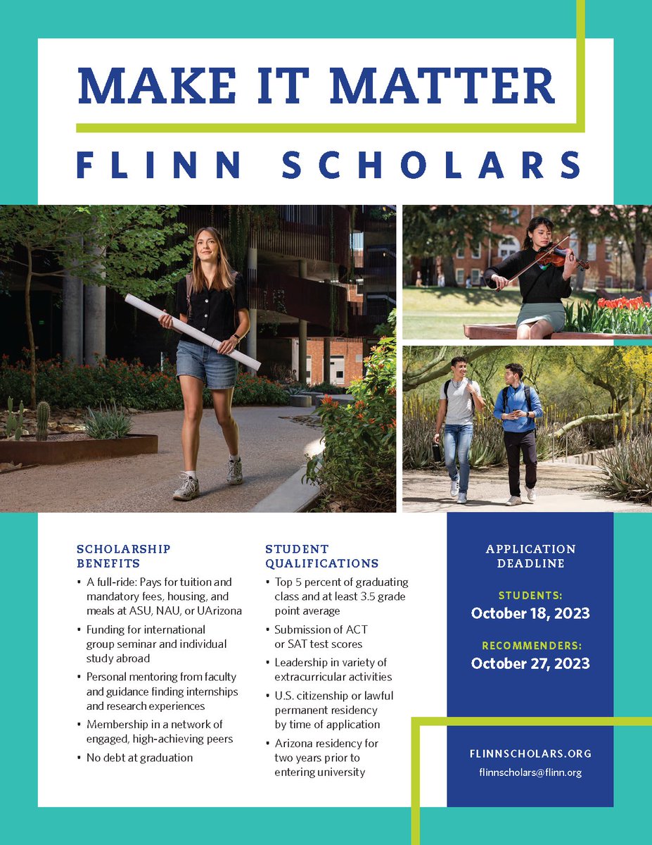 FlinnScholars's tweet photo. There is so much to love about the #FlinnScholarship. Full ride. Study abroad. Strong community. Personal mentoring. This weekend is a great time to make progress on your Flinn Scholarship application. The deadline is Oct. 18. Apply: https://t.co/fRUthfl8Z2 https://t.co/frk1pLFiLl
