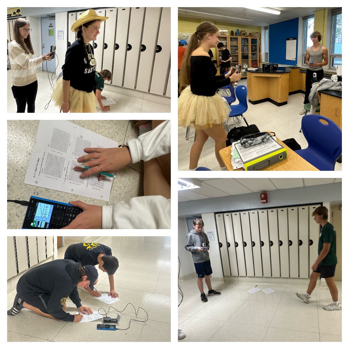 Spirit day and learning all about distance and speed time graphs using motion sensors. <a href="/LaSalle_LDSB/">La Salle Secondary</a>