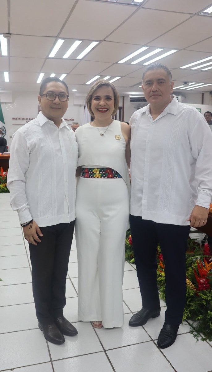 TE_TABASCO's tweet photo. Hoy la MD.@magochaea  Magda. Presidenta del TE, asistió como invitada especial a la sesión del @IEPCTabasco, donde se declaró formalmente el inicio del Proceso Electoral Local Ordinario 2023-2024, donde se renovará gubernatura, Congreso del Estado y las 17 presidencias Mpales. https://t.co/BydqVZCTFF
