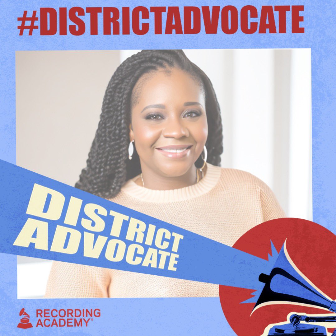 ReniMayes's tweet photo. As a #DistrictAdvocate, I’m proud to join @GRAMMYAdvocacy and @RecordingAcademy members nationwide today to fight for creators’ rights and urge Congress to support laws that protect our music community. #SupportMusic with us https://t.co/CEmqcv4RZI