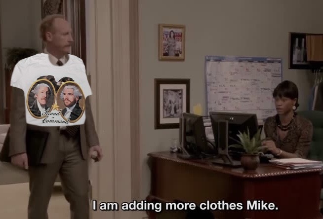 NightOwlsprint's tweet image. Thanks, Sue. 

Loving these Founding Fathers tees for the Second in Command Podcast🦅

#screenprinting #veep #waterbased