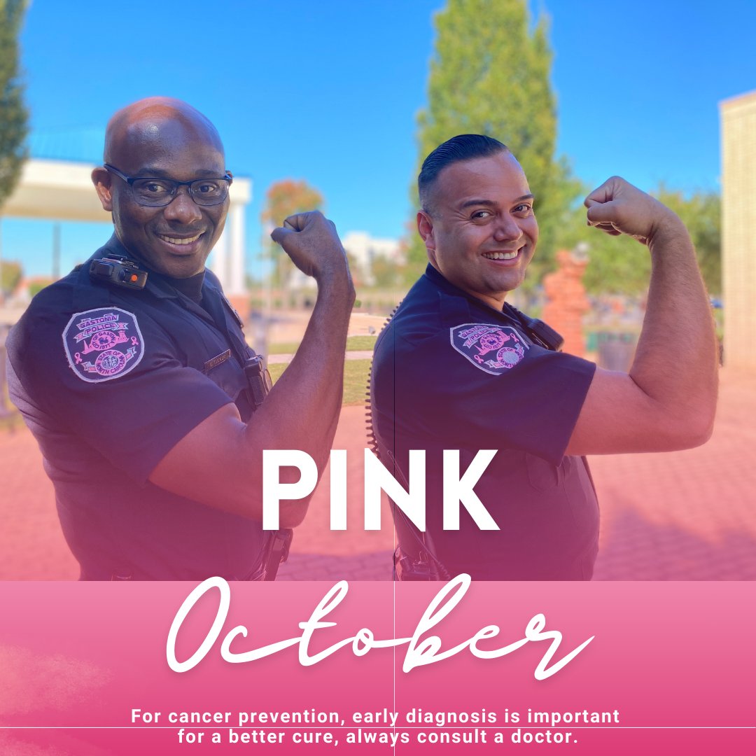 This month some of our officers will be sporting pink patches and badges in support of those we love who battle Breast Cancer! #BreastCancerAwareness #BreastCancer #Survivor #GastoniaPD
