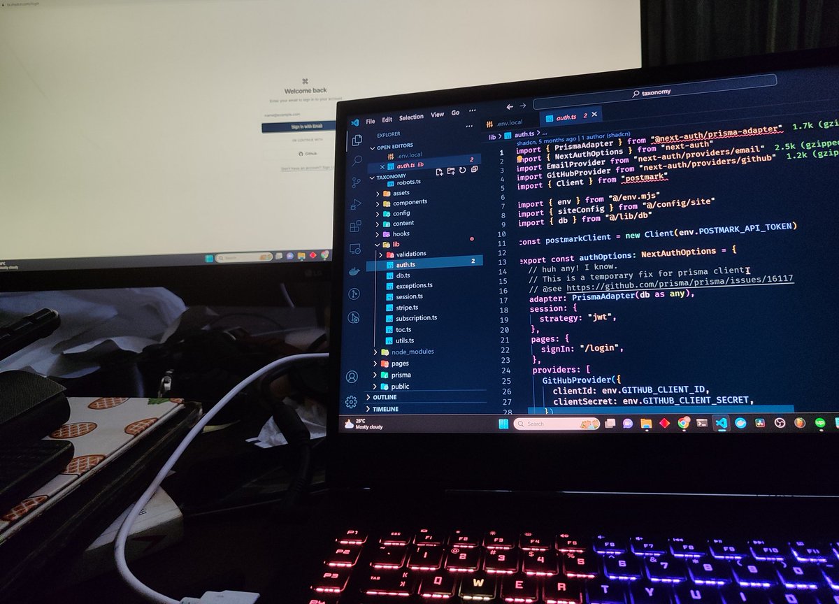 ccthecode's tweet image. Shout out to @shadcn for releasing "Taxonomy". The perfect starter template for building your own SAAS.

@nextjs @stripe NextAuth @postmarkapp @PlanetScale

I'm having fun traversing the project. I'll reverse engineer my way to understanding.