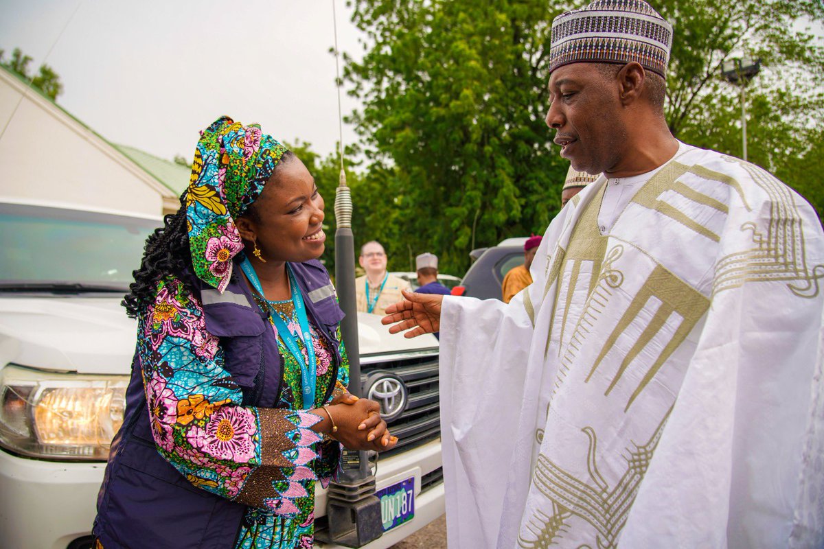 kybalami's tweet photo. Today, I was privileged to join the Hon Coordinating Minister of Health &amp; Social Welfare @muhammadpate &amp; @drfaisalshuaib ED @NphcdaNG to commiserate with His Excellency @GovBorno @ProfZulum, His Royal Highness the Shehu of Borno &amp; the family of Late Emeritus Professor Umaru Shehu https://t.co/enF9VhtidB