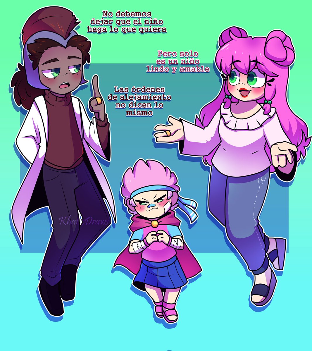 KhatteDraws's tweet image. Invictorpoldo 🤎❤️
Roberta 💗🩷
Invictor Rose 🩵💖 (Pablito en esta cuenta 🤙)
#CoMPaS (?