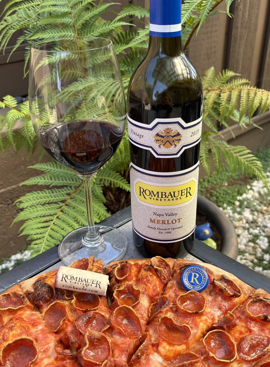 Dave Razzari (@_drazzari) on Twitter photo #PizzaFriday during #MerlotMonth with one from <a href="/rombauervino/">Rombauer Vineyards</a>. This displays aromas of black cherry, mocha and black tea with tastes of dark plum, fig and clove. Big and bold but not overpowering. #merlotme <a href="/boozychef/">boozychef</a> <a href="/JAndrewFlorezII/">jflorez - defunct</a> <a href="/Kerryloves2trvl/">Kerry</a> <a href="/grapelive/">Kerry Winslow</a> <a href="/AskRobY/">Rob</a> #PizzaFriday during #MerlotMonth with one from <a href="/rombauervino/">Rombauer Vineyards</a>. This displays aromas of black cherry, mocha and black tea with tastes of dark plum, fig and clove. Big and bold but not overpowering. #merlotme <a href="/boozychef/">boozychef</a> <a href="/JAndrewFlorezII/">jflorez - defunct</a> <a href="/Kerryloves2trvl/">Kerry</a> <a href="/grapelive/">Kerry Winslow</a> <a href="/AskRobY/">Rob</a>