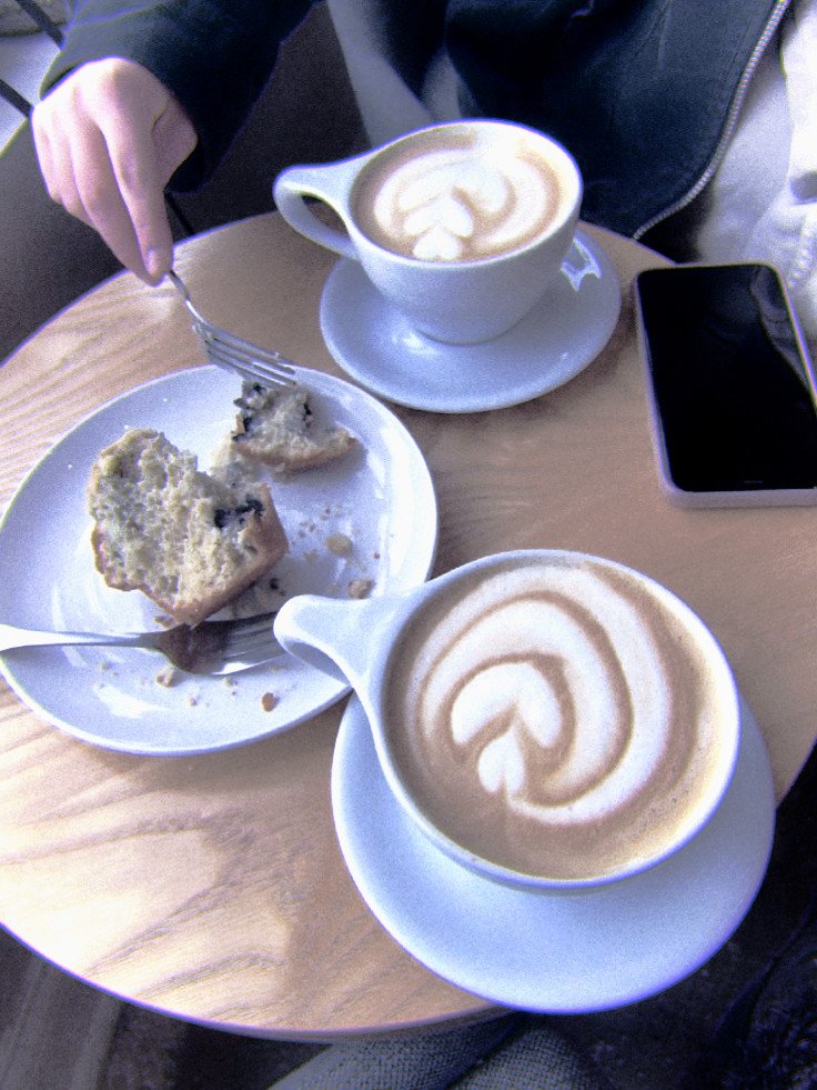 just a good coffee after work and my beast : 𓈒 ☕ ࣪  ִ   ✿