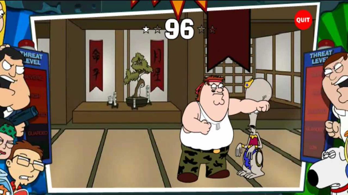 oldvelvet64's tweet photo. just found out theres an american dad vs family guy fighting game that has ryu in it and its OFFICIAL https://t.co/pXdm1TVywS