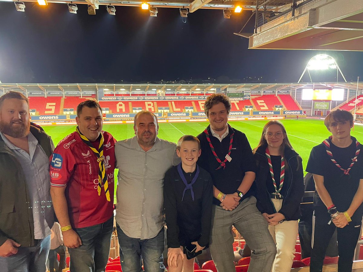 Thanks to the <a href="/scarlets_rugby/">Scarlets Rugby</a> for donating a hospitality box to the Scouts this evening a great way to start our Area  celebration of Scouting awards weekend..<a href="/ScoutsCymru/">ScoutsCymru</a> <a href="/IestynNevatte/">Iestyn Nevatte</a> <a href="/Rhian_Moore/">Rhian M</a>
