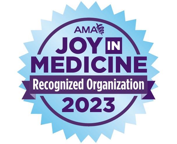 DHEastValleyGME's tweet photo. Dignity Health in Arizona is an American Medical Association (AMA) Joy in Medicine™ recognized organization for improving physician satisfaction and reducing burnout. https://t.co/LbI6EA02vA