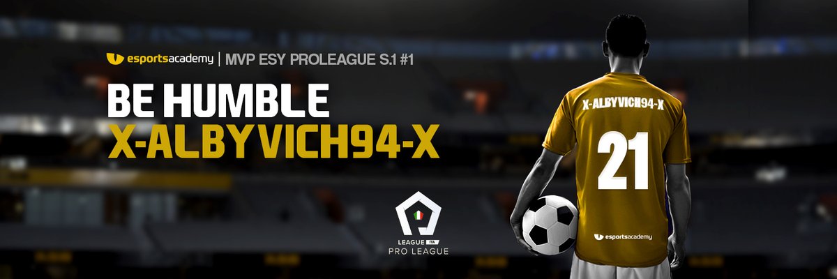 EA Sports FC 24 Pro Club - Esy ProLeague S.1#1 del 06/10⚽️

Complimenti a <a href="/albe_andri94/">Albyvich</a> dei <a href="/FalconsVPC/">FALCONS</a>, MVP del torneo Esy ProLeague S.1#1🤩

In collaborazione con <a href="/proleaguede/">proleaguede</a> @LIPC_network

Venerdì 13 ore 22.00 nuovo torneo🔥
Qui le iscrizioni👇
esportsacademy.it/tornei-iscrizi…
