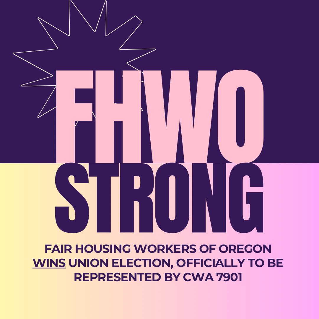 Fair Housing Workers of Oregon tweet media