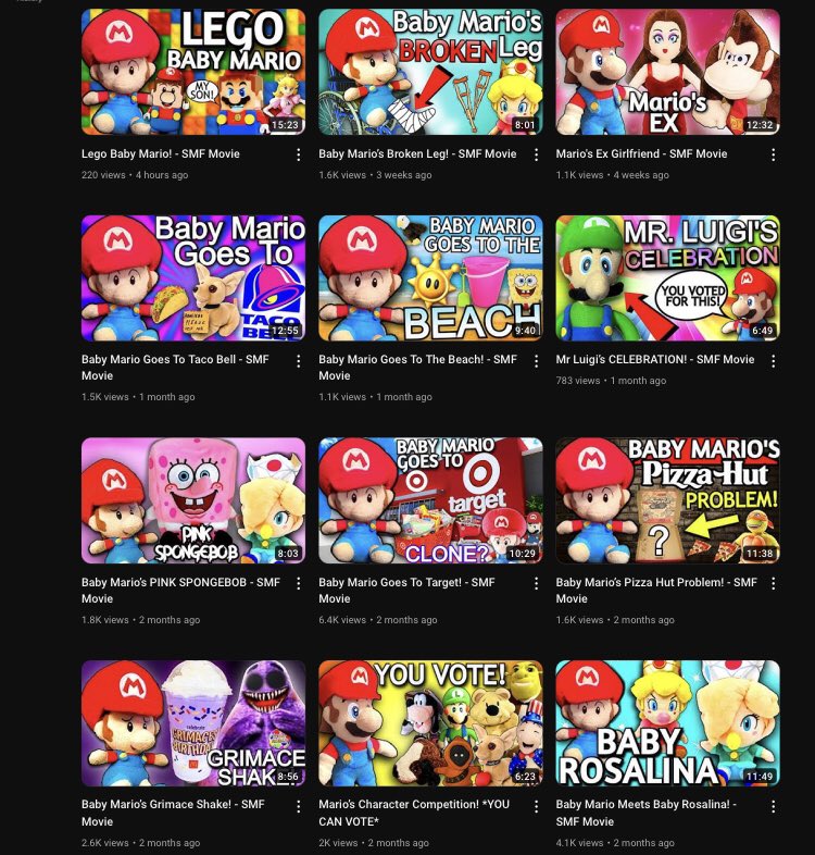 SuperMarioFanlo's tweet photo. YO I’ve been on FIRE recently when it comes to uploads. I’ve been making the BEST plush content in my career recently. I’ve got 2 HUGE videos coming this month so SUBSCRIBE to SuperMarioFanlox on YouTube and check out some of my new videos too!! #RoadTo100k https://t.co/Sa7z0wriJC