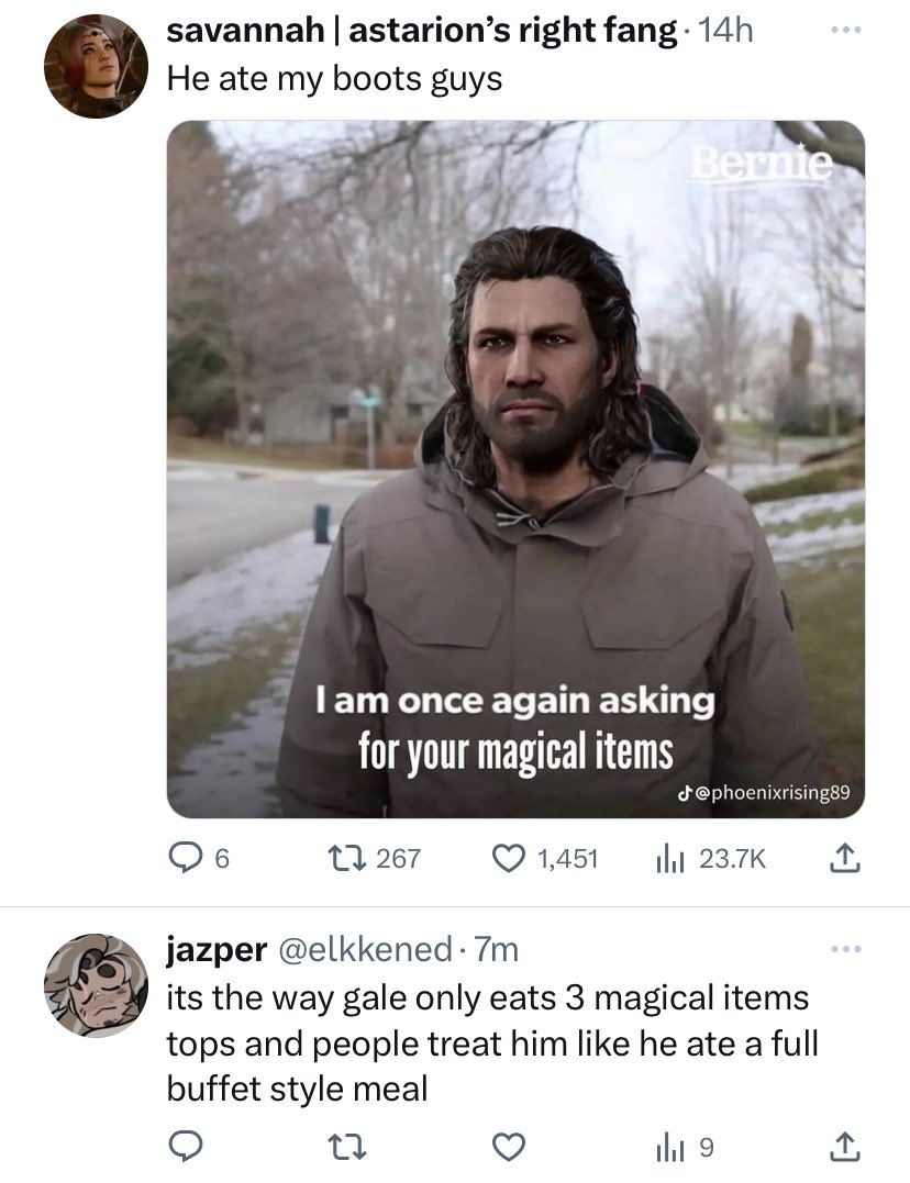 Gale tweet media